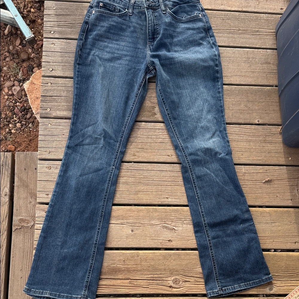 Riders by Lee Women's Dark Blue Boot Cut Jeans - Picture 2 of 5